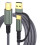 Câble d'imprimante tressé 2 en 1 USB A/C vers USB B,-2m Gris 1