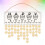 2 Peças De Calendário DIY Para 9