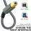 Extra Long Braideds USB A/C to USB B 2 in 1 Printer-3m Black 7