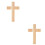 2Pcs Wooden Cross Shape Religious Home Decoration 6