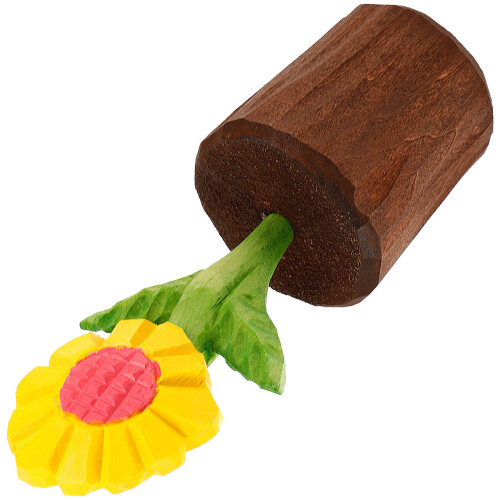 4Stk Holz- Handgeschnitzte Für Büro Zuhause 1