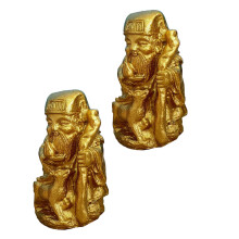 6Stück Harz Erde Statue Sand
