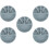5 Sets Baby Van Gedeelde Silicone Schotel Met 4