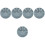 5 Sets Baby Van Gedeelde Silicone Schotel Met 2