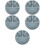 5 Sets Baby Van Gedeelde Silicone Schotel Met 6