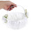 2Stk Blumenkorb -Blumenkorb Spitzenmuster Handhaltung 11