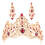 2 Sets Rhinestone Tiara Crown Earring Set 11