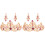 2 Sets Rhinestone Tiara Crown Earring Set 3
