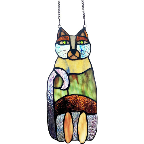 Suncatchers για παράθυρα, δώρα για τους λάτρεις των γατών, εύκολα στην εγκατάσταση,