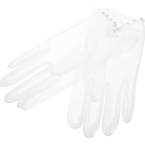 5 Paar Hochzeitshandschuhe Mit Perlen
