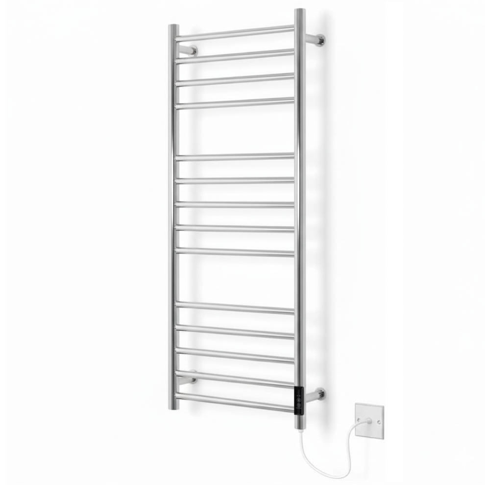 (400Mm) Larne Dry Electric Stainless Steel Towel Rails 711508260444