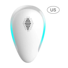 (US, White) Ultrasonic Pest Repeller Insect Reject Electronic Mouse Rat Mosquito Control Indoor Use