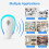 (US, White) Ultrasonic Pest Repeller Insect Reject Electronic Mouse Rat Mosquito Control Indoor Use 2