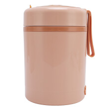 Elektrische Lunchbox Lebensmittelwärmer 304 Edelstahl 600ml Pink USB Auslaufsicher