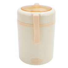 Food Warmer Lunch Box Stainless Steel 600ml Leakproof USB Offic Beige