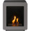 Adam Adam Mira Bio Ethanol Stove in Grey 1