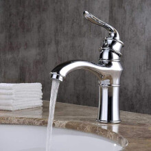 Kitchen Tap Solid Copper Deck Mounted Single Hole SingleHandle Mixer Faucet For Kitchen Sink Vessel Sinks Hot And Cold