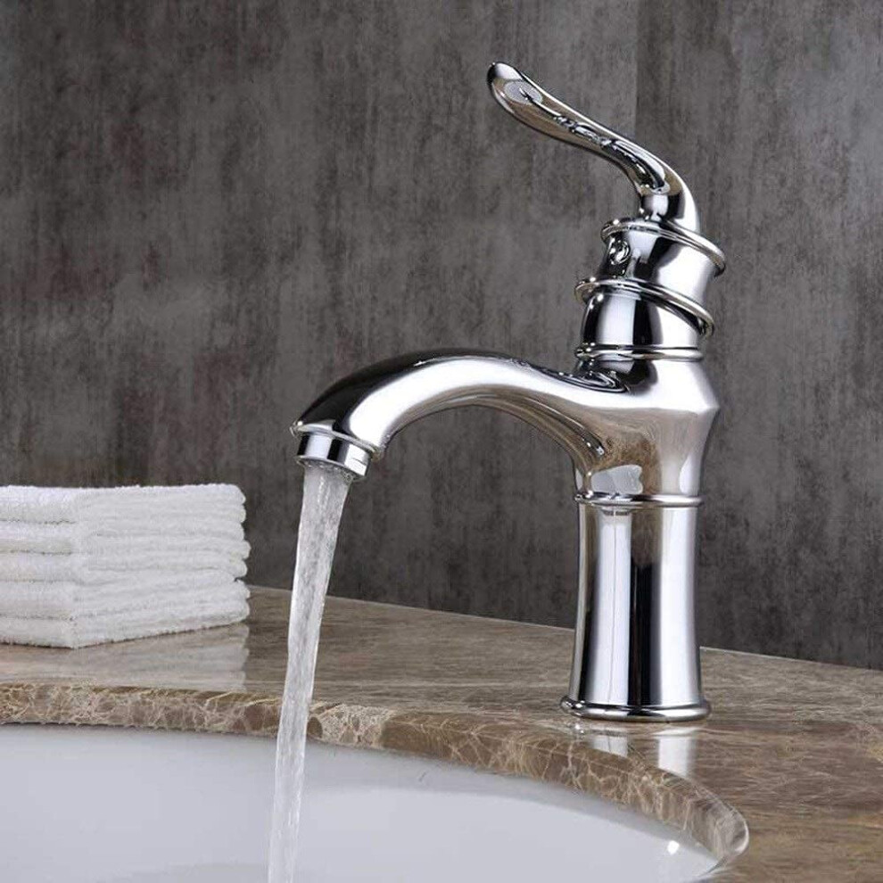 Kitchen Tap Solid Copper Deck Mounted Single Hole Singlehandle Mixer Faucet For Kitchen Sink Vessel Sinks Hot And Cold 9323874246116