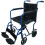 Aidapt Aluminium Compact Transit Chair Blue 1