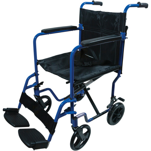 Aidapt Aluminium Compact Transit Chair Blue