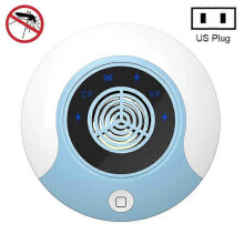 (Blue) SYK-1813 Ultrasonic Insect Repellent High-Power Household Mosquito Repellent US Plug