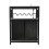 Wine Bar Cabinet with RGB Light and Outlet 7