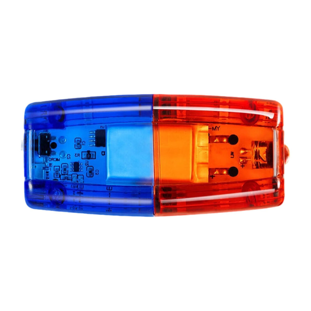 Rechargeable Warning 50Hour Runtime 4Mode Clamp Mount Outdoor Truck Lights Red/Blue/Light 9339159509418