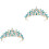 2 . Kinder Krone Haarband Stirnband Blau 7
