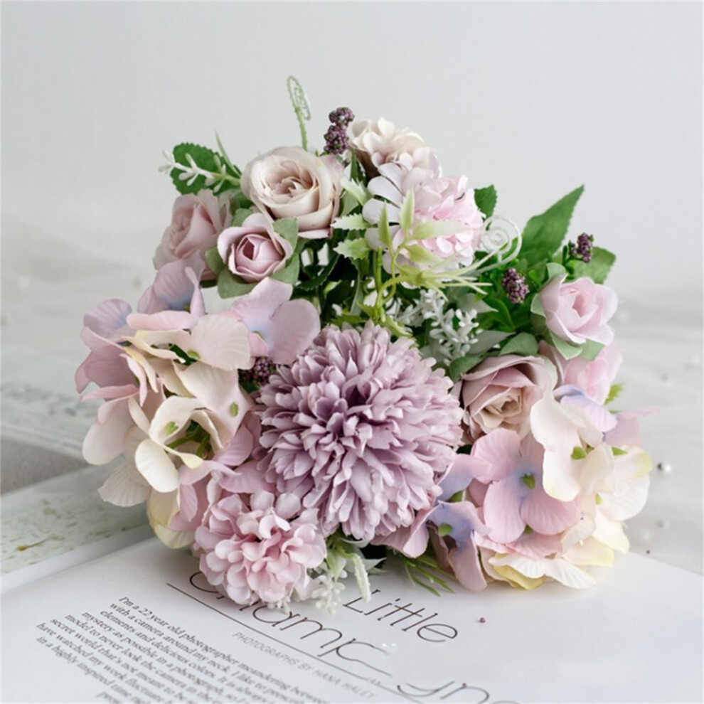 Elegant Simplicity, Home Centerpiece Decor for Artificial Flower Arrangements, Practical Silk Hydrangea Bouquets, Artificial Flower Arrangements for W
