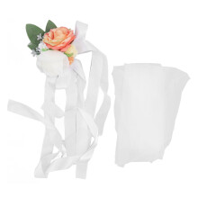 Håndlavede retro blomsterarrangementer, udsøgt håndlavet silkecorsage til mindeværdige bryllupsblomstertilbehør