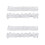 2 Paar Strumpfband Weiß Set 5