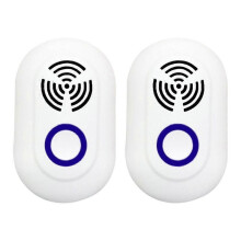 2pcs ultrasonic electronic mouse repeller