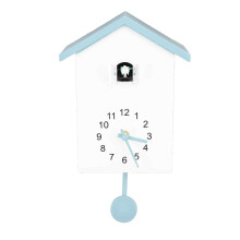 Cuckoo Clock With Bird Sounds, Cuckoo Bird Voices Call Design Clock Pendulum For Wall Art Home Decoration, Modern Cuckoo Clock With Silent Movement An