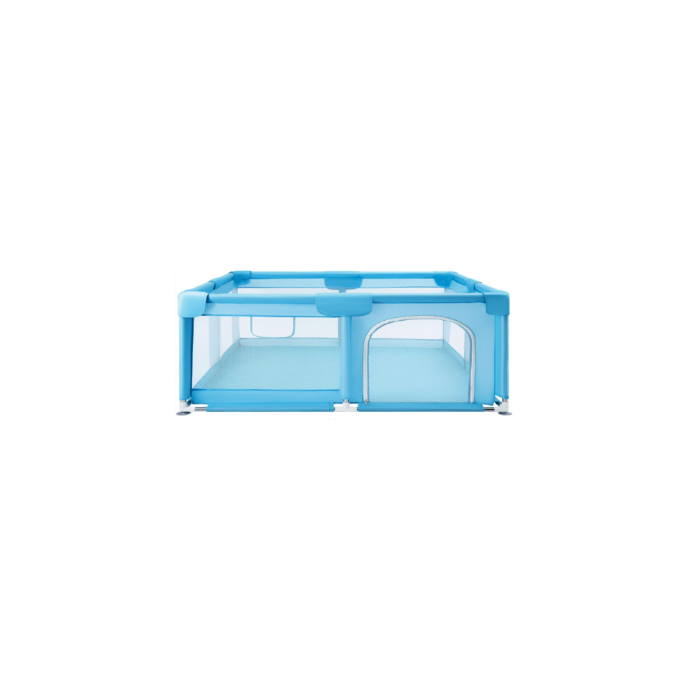 ( 127X127cm) Baby Playpen With Mesh Walls Ocean Balls Blue