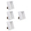 4Stk White Specimen Display Frame Holz Mit Für Erinnerungsstücke 5