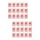 100 -Candy-Box Hohles Design Gastgeschenk (Pink) 9