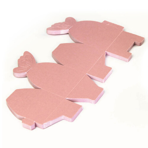 100 -Candy-Box Hohles Design Gastgeschenk (Pink) 2