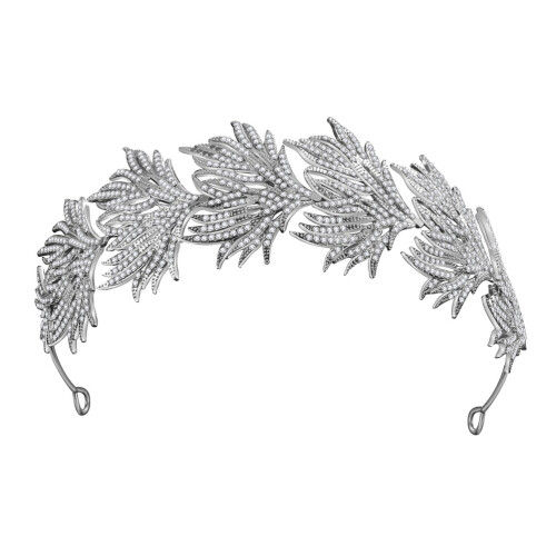 2 Stirnband Hochzeit Haarschmuck