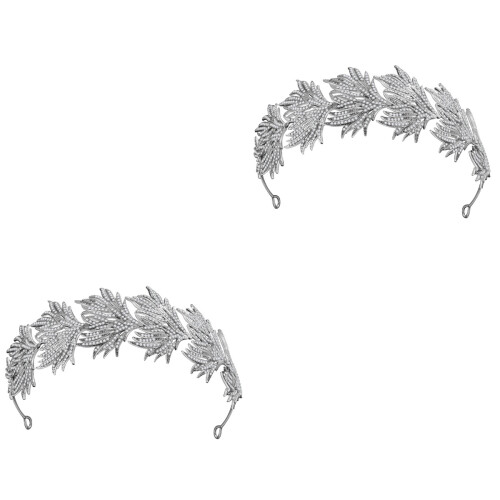 2 Stirnband Hochzeit Haarschmuck 2
