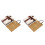 2Sets Beige Geschenkverpackung Valentinstag Edle Papierbox 3