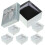 24 St Papiergeschenkboxen Quadratisch Mit Band 8