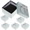 24 St Papiergeschenkboxen Quadratisch Mit Band 3