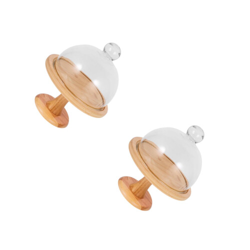2Sets Stilvoller Dessertständer Khaki Für Feier 2