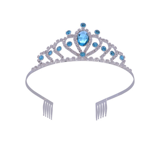 3 Unidades Tiara Corações Cristal Coroa