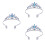 3 Unidades Tiara Corações Cristal Coroa 6