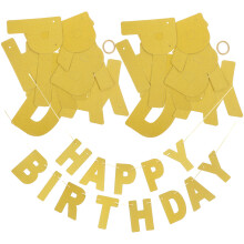 9 Teile Happy Birthday Banner Party Hängedekoration