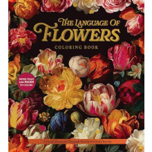 The Language of Flowers Coloring Book by Editors of Chartwell Books Pa