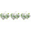 3Sets Battery-Powered White Rose Design LED String Lights for Parties 5
