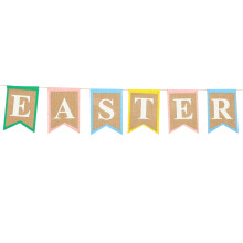 3Stk Osterbanner Ostern Banner Party Fahnenkette Deko