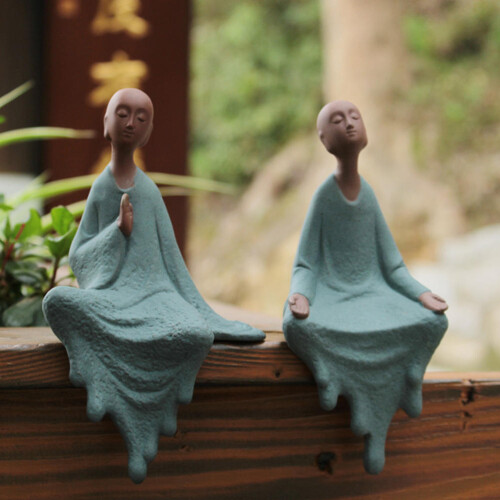 2 Keramik Tee Aquarium Figur 2